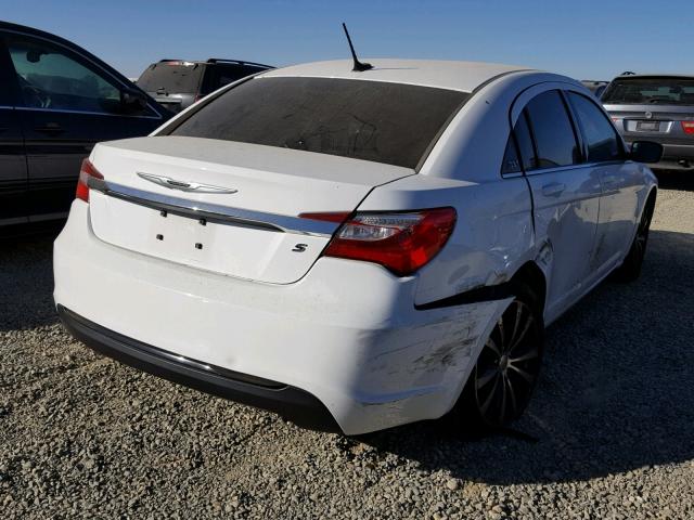 1C3CCBCG6DN505093 - 2013 CHRYSLER 200 LIMITE WHITE photo 4