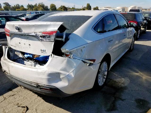 4T1BD1EB3DU002669 - 2013 TOYOTA AVALON HYB WHITE photo 4