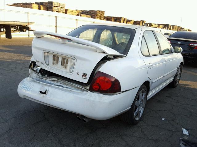 3N1AB51D14L729746 - 2004 NISSAN SENTRA SE- WHITE photo 4