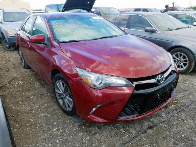 4T1BF1FK0FU878188 - 2015 TOYOTA CAMRY LE RED photo 1