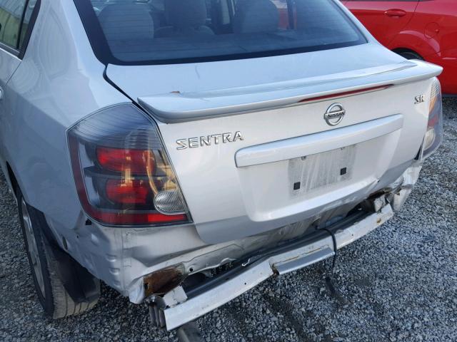 3N1AB6AP4BL662184 - 2011 NISSAN SENTRA 2.0 SILVER photo 9