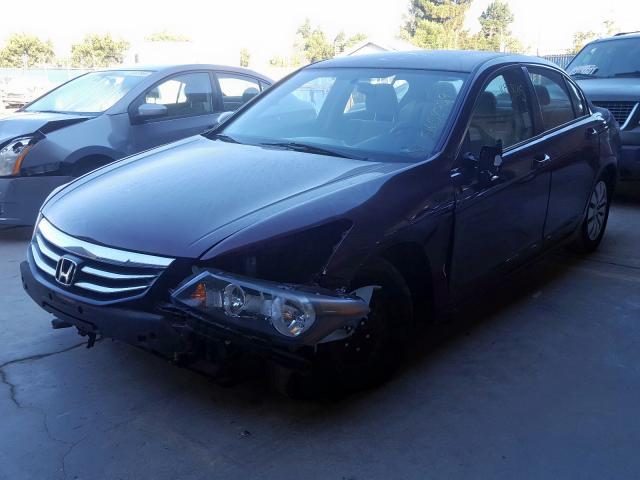 1HGCP2F32CA087566 - 2012 HONDA ACCORD LX MAROON photo 2