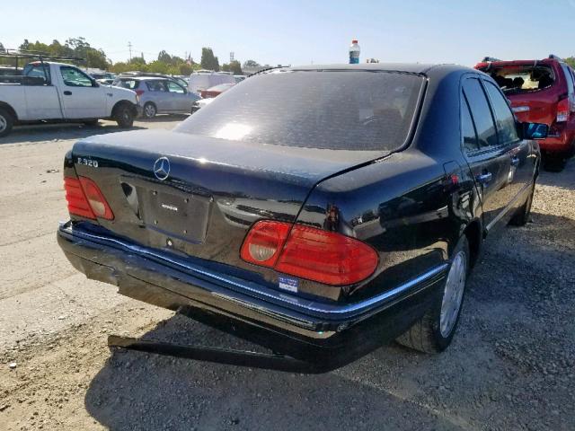 WDBJF65H7XA767318 - 1999 MERCEDES-BENZ E 320 BLACK photo 4