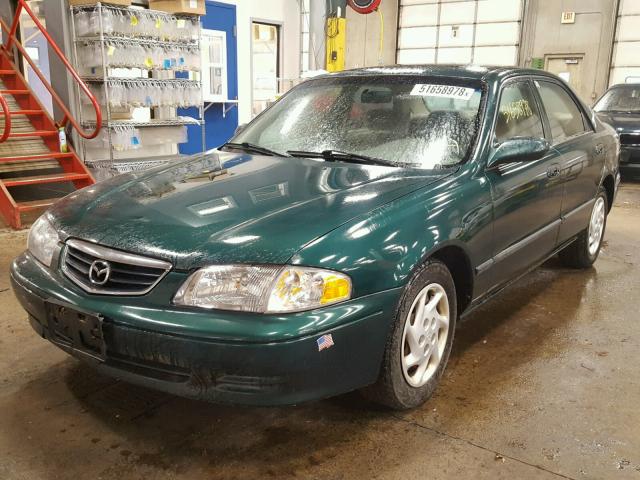 1YVGF22C015221984 - 2001 MAZDA 626 ES GREEN photo 2