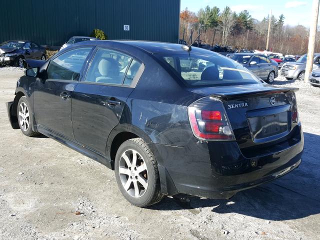 3N1AB6AP4BL714588 - 2011 NISSAN SENTRA 2.0 BLACK photo 3