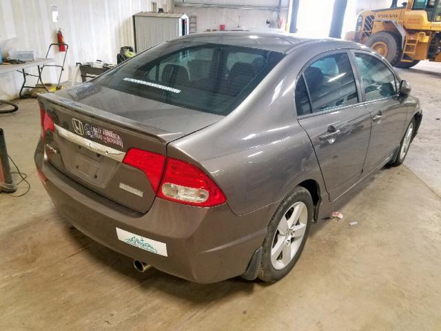 19XFA1F62AE083433 - 2010 HONDA CIVIC LX-S بني صورة 4