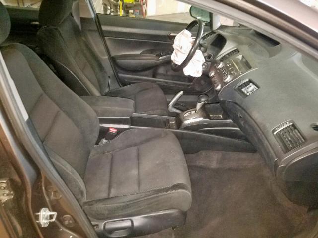 19XFA1F62AE083433 - 2010 HONDA CIVIC LX-S بني صورة 5
