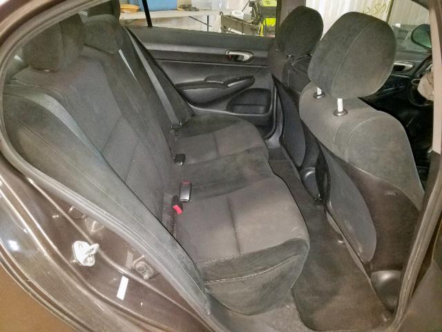 19XFA1F62AE083433 - 2010 HONDA CIVIC LX-S بني صورة 6