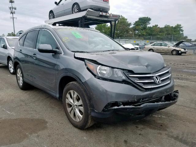 5J6RM4H73EL009781 - 2014 HONDA CR-V EXL GRAY photo 1