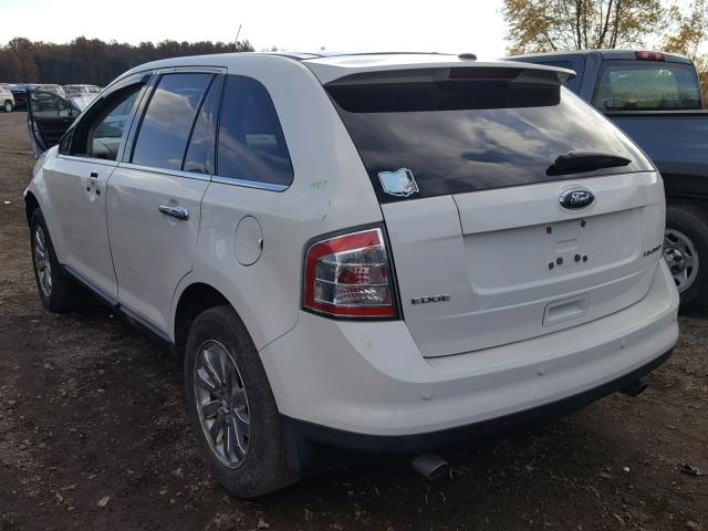 2FMDK39C39BA92660 - 2009 FORD EDGE LIMIT WHITE photo 3