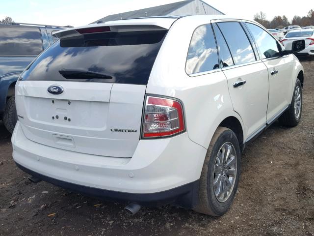 2FMDK39C39BA92660 - 2009 FORD EDGE LIMIT WHITE photo 4