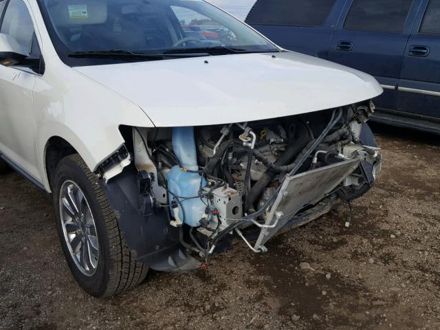 2FMDK39C39BA92660 - 2009 FORD EDGE LIMIT WHITE photo 9