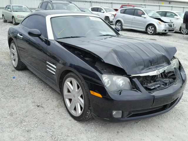 1C3AN69L04X009952 - 2004 CHRYSLER CROSSFIRE BLACK photo 1