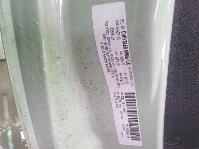 3C3CFFAR1FT528030 - 2015 FIAT 500 POP GREEN photo 10