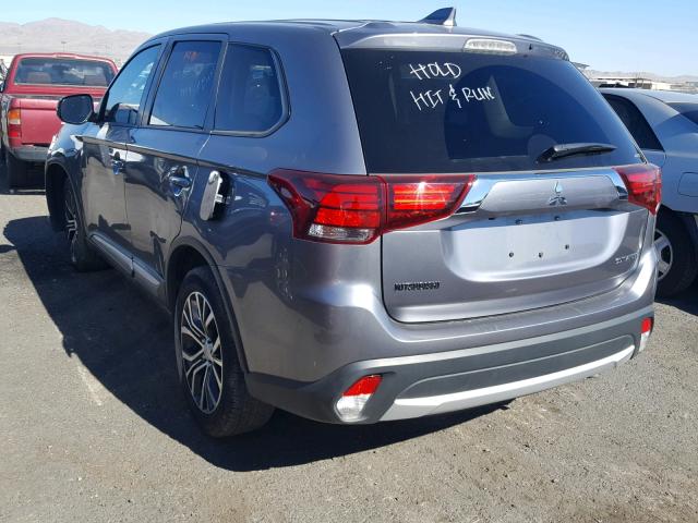 JA4AZ3A38JZ058563 - 2018 MITSUBISHI OUTLANDER GRAY photo 3