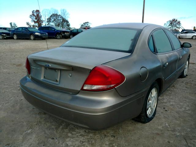 1FAFP56215A210898 - 2005 FORD TAURUS SEL GRAY photo 4