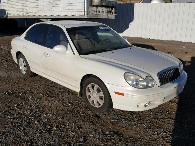 KMHWF25SX5A167915 - 2005 HYUNDAI SONATA GL WHITE photo 1