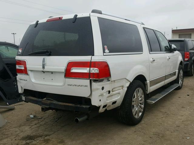 5LMJJ3H52BEJ03969 - 2011 LINCOLN NAVIGATOR Ақ фото 4