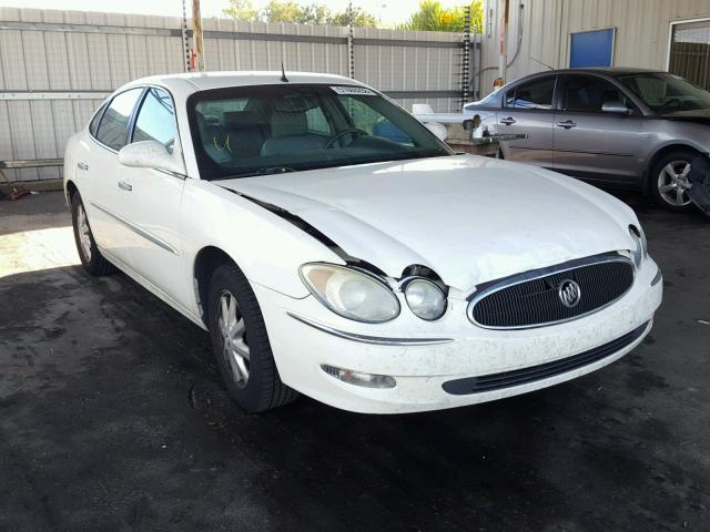 2G4WD532551256618 - 2005 BUICK LACROSSE C WHITE photo 1