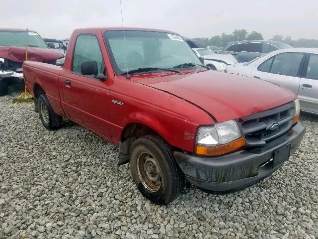1FTYR10C8WUC71270 - 1998 FORD RANGER RED photo 1
