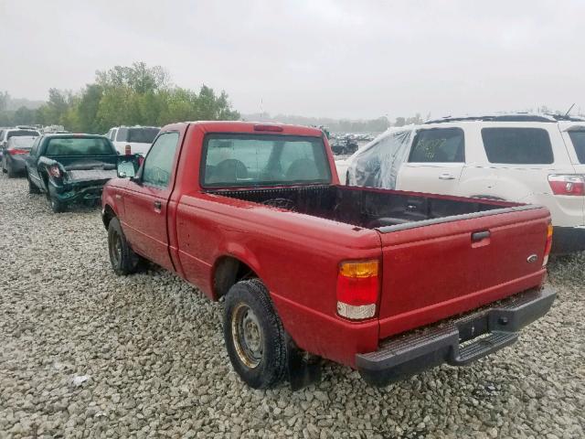 1FTYR10C8WUC71270 - 1998 FORD RANGER RED photo 3