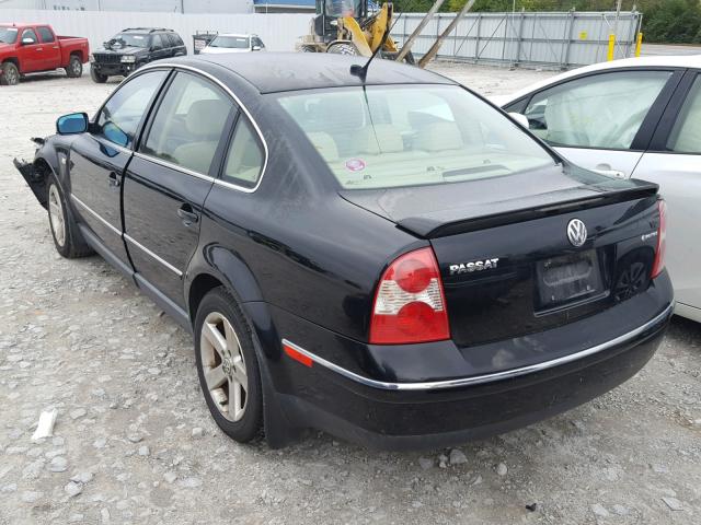 WVWTH63B54P106706 - 2004 VOLKSWAGEN PASSAT GLX 黑色 照片 3