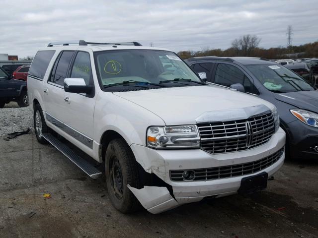 5LMJJ3J52BEJ09684 - 2011 LINCOLN NAVIGATOR WHITE photo 1