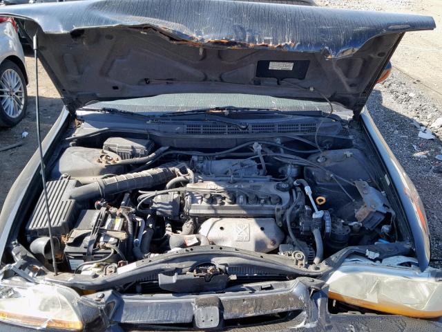 1HGCG5649XA145348 - 1999 HONDA ACCORD LX BLACK photo 7