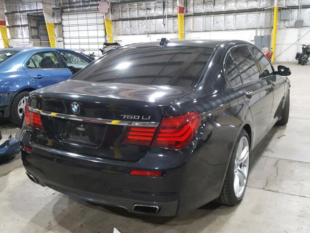 WBAYE8C52DD132327 - 2013 BMW 750LI BLACK photo 4