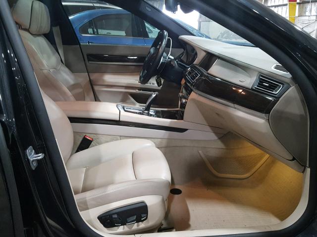 WBAYE8C52DD132327 - 2013 BMW 750LI BLACK photo 5