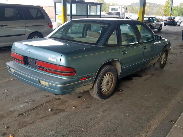 2G4WB55L9R1437254 - 1994 BUICK REGAL CUST GREEN photo 4