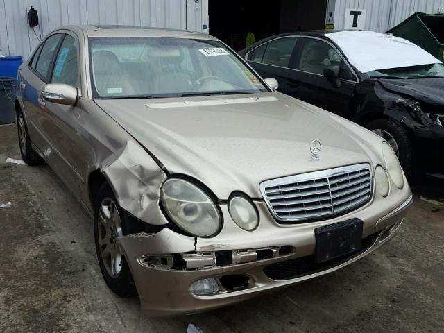 WDBUF82J54X163288 - 2004 MERCEDES-BENZ E 320 4MAT GOLD photo 1