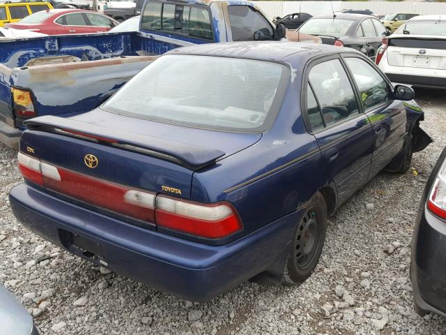 1NXBB02E8VZ593078 - 1997 TOYOTA COROLLA DX BLUE photo 4