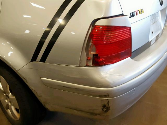 3VWSB69M62M158769 - 2002 VOLKSWAGEN JETTA GLS GRAY photo 9