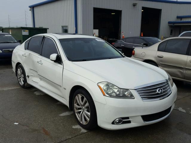 JNKBY01E48M500306 - 2008 INFINITI M45 BASE WHITE photo 1