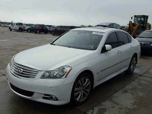 JNKBY01E48M500306 - 2008 INFINITI M45 BASE WHITE photo 2