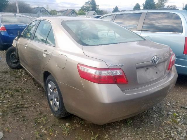 4T4BE46K69R085413 - 2009 TOYOTA CAMRY BASE TAN photo 3