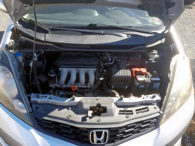 JHMGE8G59CS005768 - 2012 HONDA FIT SPORT SILVER photo 7