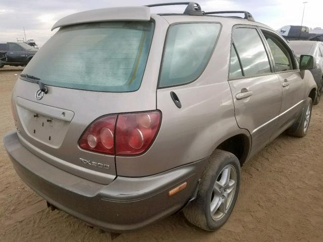 JT6HF10U3X0057109 - 1999 LEXUS RX 300 TAN photo 4