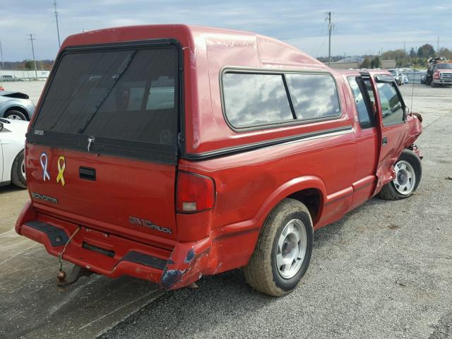 1GTCS19XXV8528568 - 1997 GMC SONOMA RED photo 4