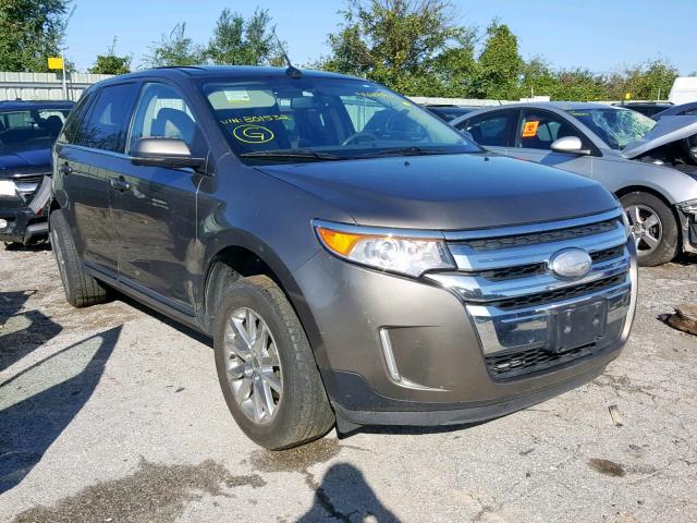 2FMDK3KC4DBB01532 - 2013 FORD EDGE LIMIT GRAY photo 1