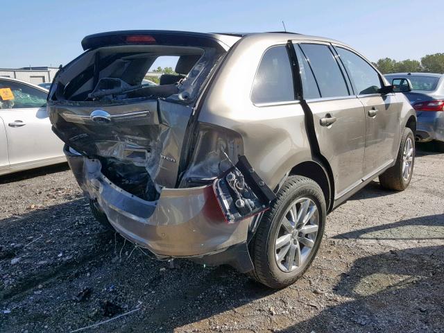 2FMDK3KC4DBB01532 - 2013 FORD EDGE LIMIT GRAY photo 4