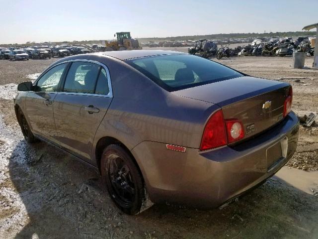 1G1ZA5E03AF282989 - 2010 CHEVROLET MALIBU LS BROWN photo 3