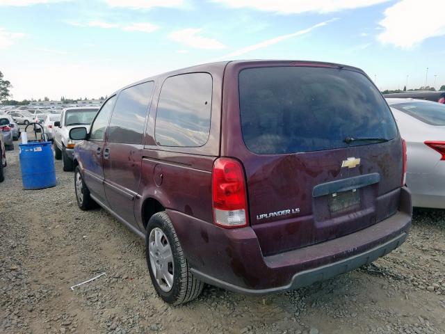 1GNDV23L06D136237 - 2006 CHEVROLET UPLANDER L BURGUNDY photo 3