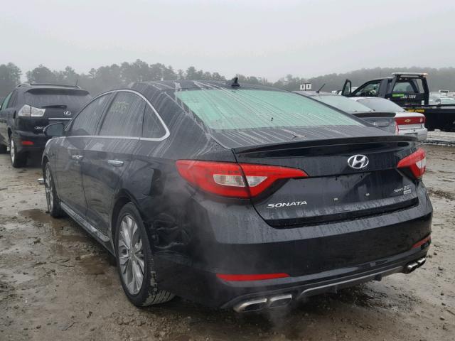 5NPE34AB4FH258943 - 2015 HYUNDAI SONATA SPO BLACK photo 3