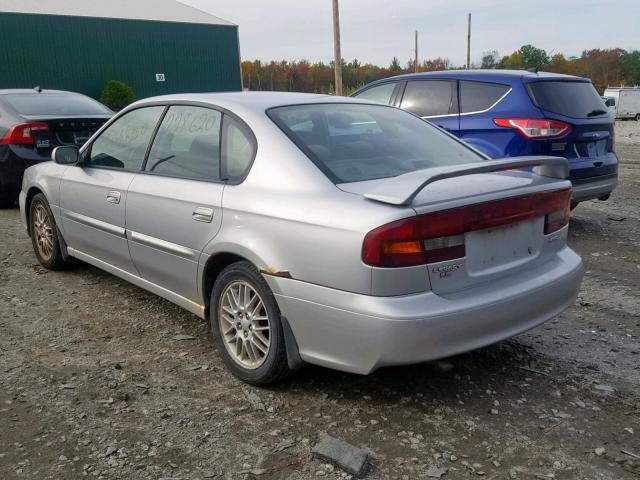 4S3BE635937206286 - 2003 SUBARU LEGACY L SILVER photo 3