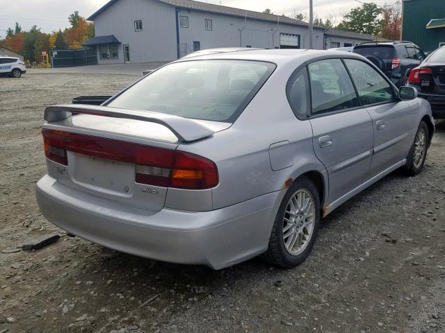 4S3BE635937206286 - 2003 SUBARU LEGACY L SILVER photo 4