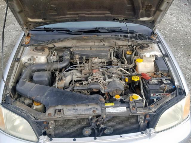 4S3BE635937206286 - 2003 SUBARU LEGACY L SILVER photo 7