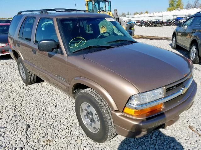 1GNDT13XX3K113400 - 2003 CHEVROLET BLAZER BROWN photo 1