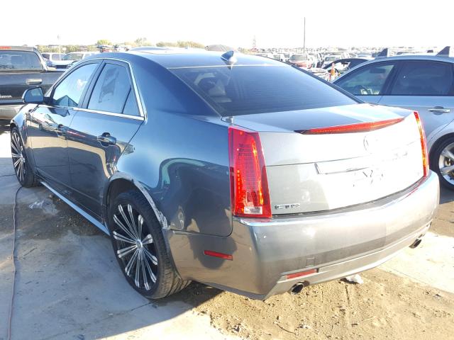 1G6DJ5ED6B0150918 - 2011 CADILLAC CTS PERFOR CHARCOAL photo 3